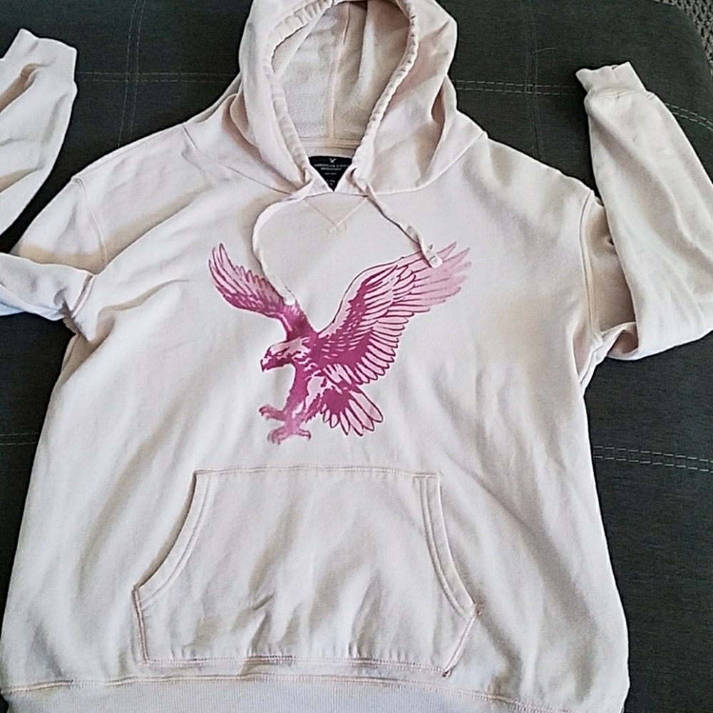 Pink xl American eagle hoodie